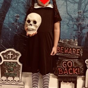 Like New! Wednesday Addams costume for girls!